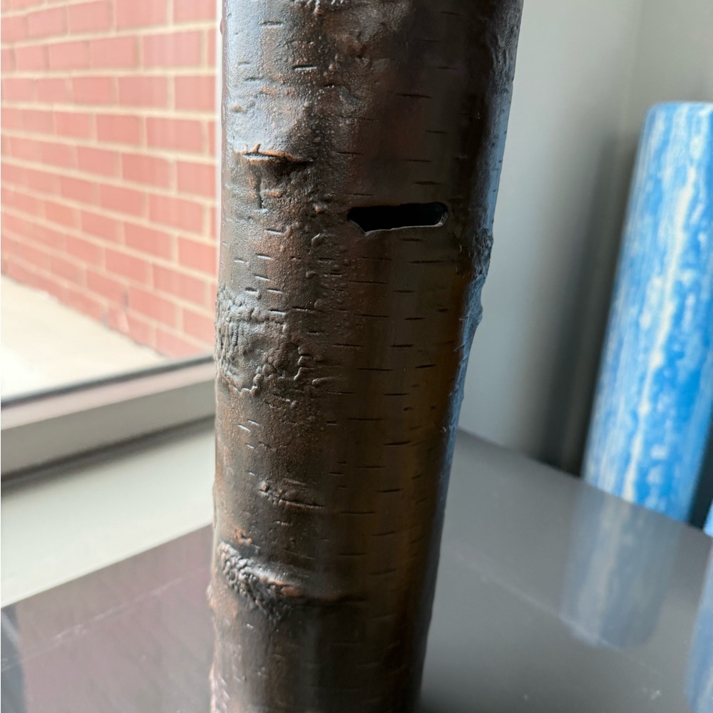 Michael Aram Brown Metal Textured Vase